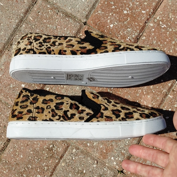 Anna Leopard Print Slip On Sneaker Shoes Size 7.5 - Picture 4 of 8